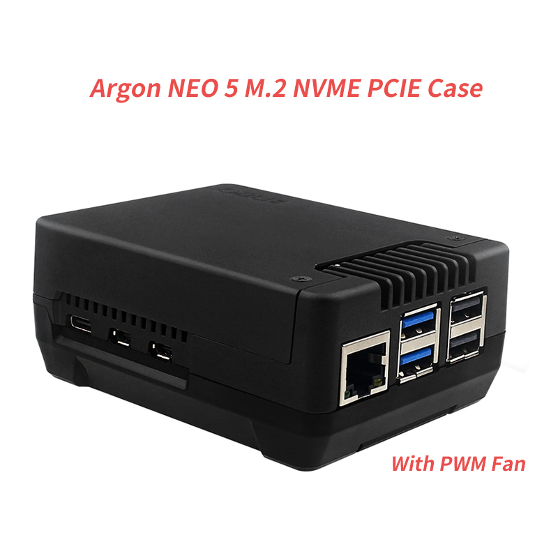 Argon NEO 5 M.2 NVME PCIE Case - Turing Pi 2 recension och pris