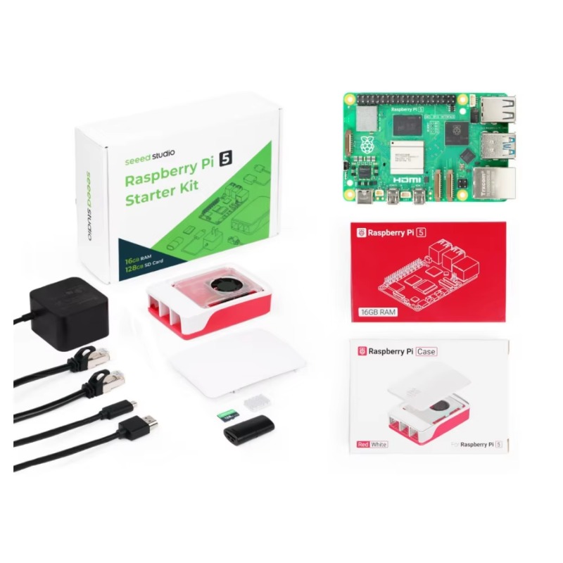 5 Starter Kit - 4GB/8GB/16GB R - Raspberry Pi 5 8Gb recension och pris