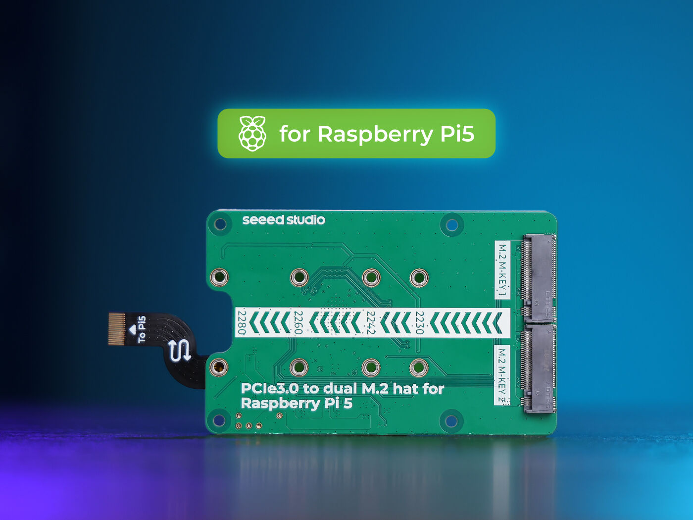 PCIe3.0 Switch to dual M.2 hat - Turing Pi 2 recension och pris