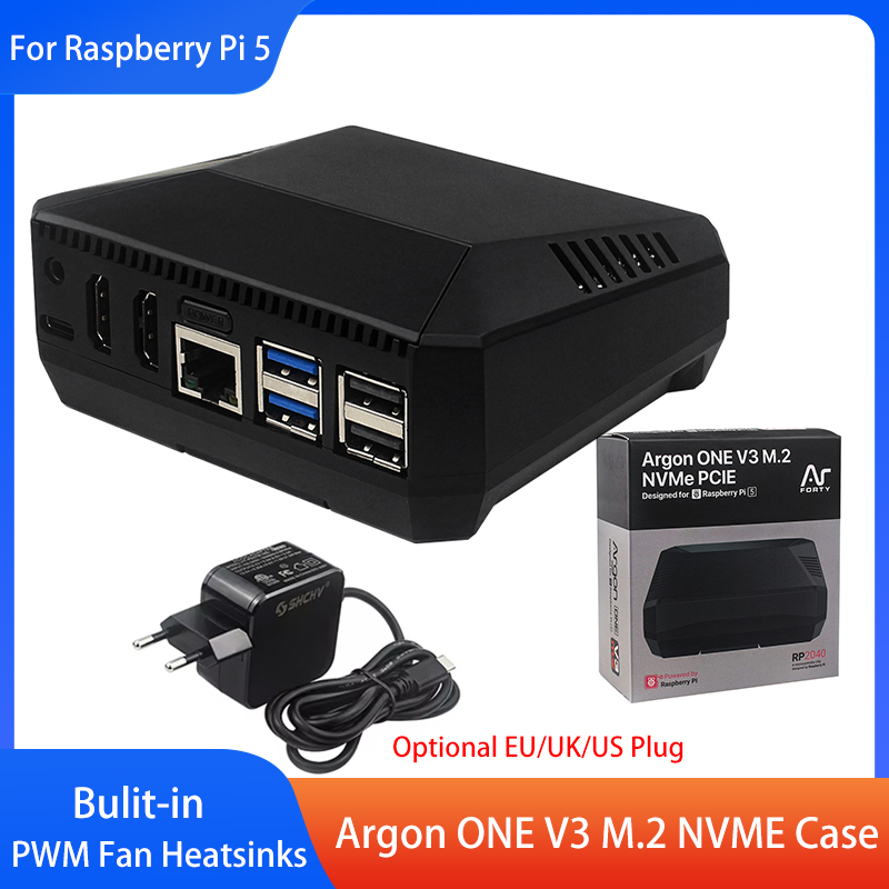 Argon ONE V3 M.2 NVME Case Alu - Turing Pi 2 recension och pris