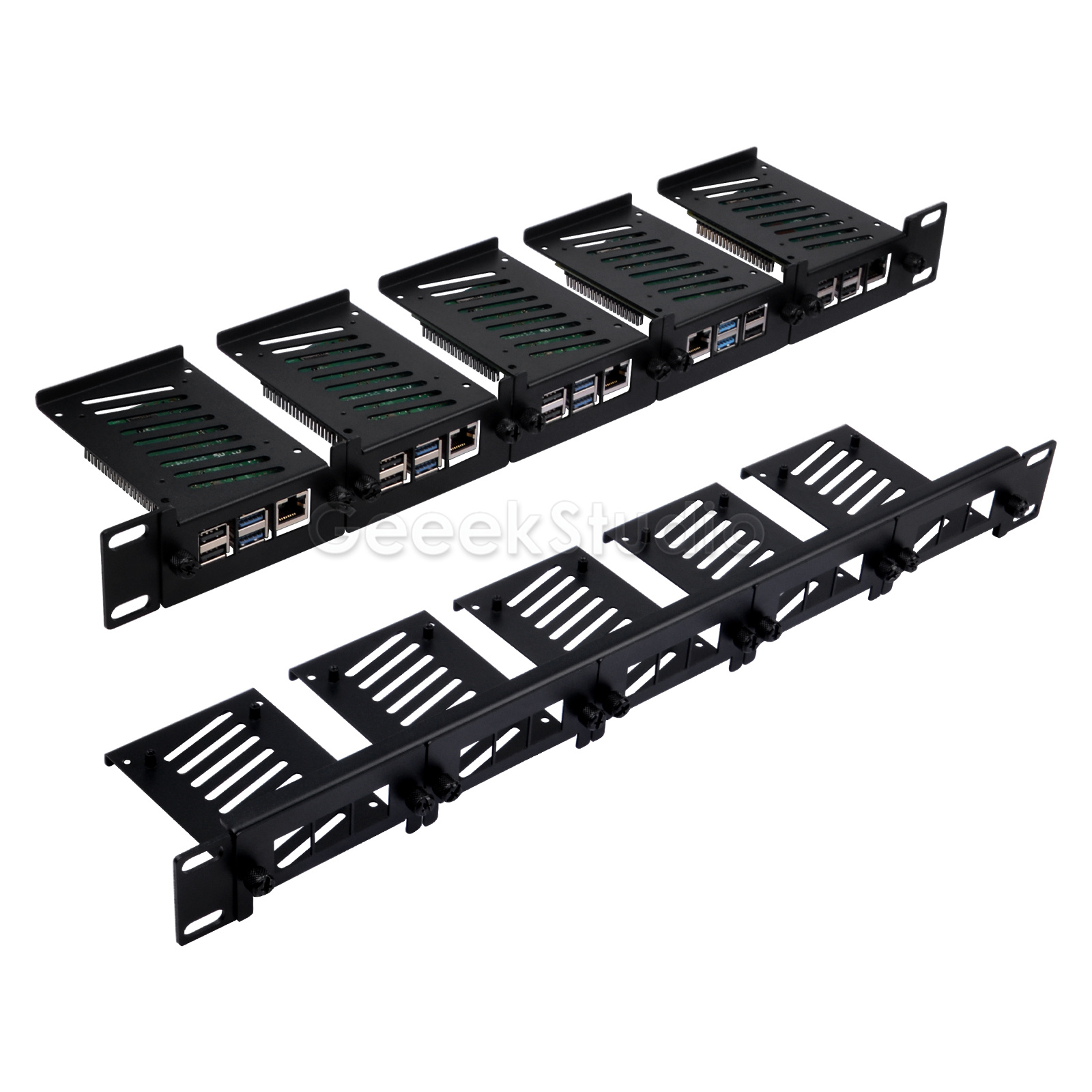 1U Rack Mount for Raspberry Pi - Deskpi Super6C recension och pris