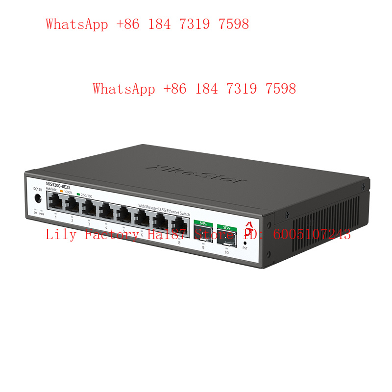 XikeStor 8*2.5G RJ45 2*10G SFP - Sfp+ 10G Managed Switch 8 Port recension och pris