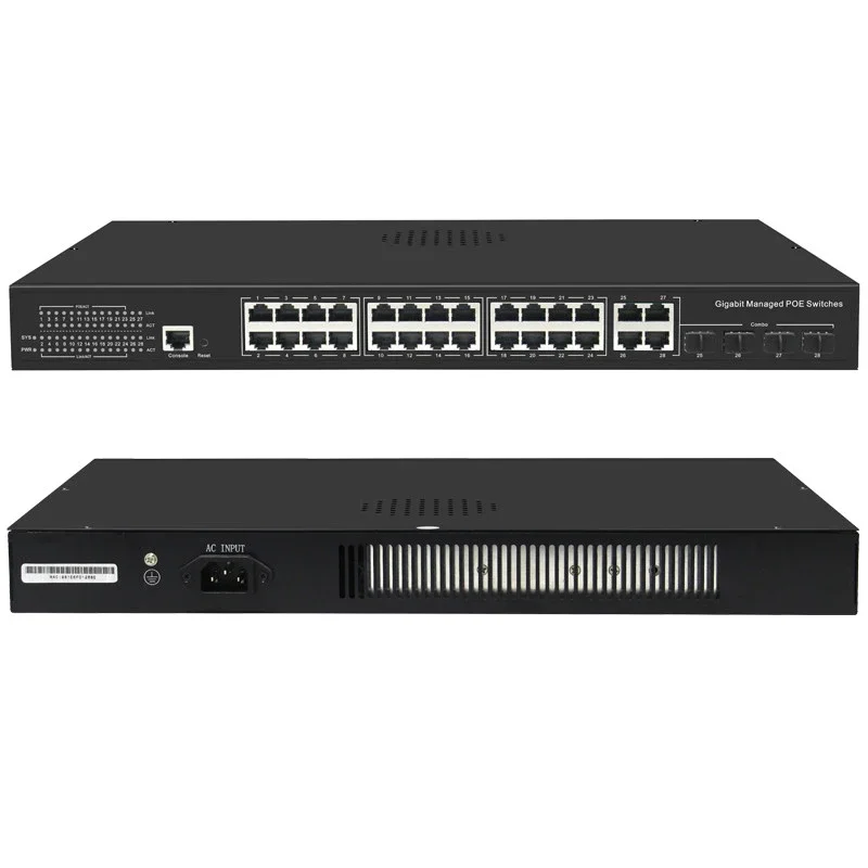4 8 16 24 Port Full Gigabit L2 - Sfp+ 10G Managed Switch 8 Port recension och pris