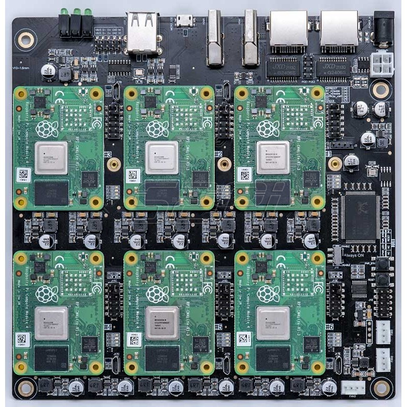 52Pi New DeskPi Super6C Raspbe - Deskpi Super6C recension och pris